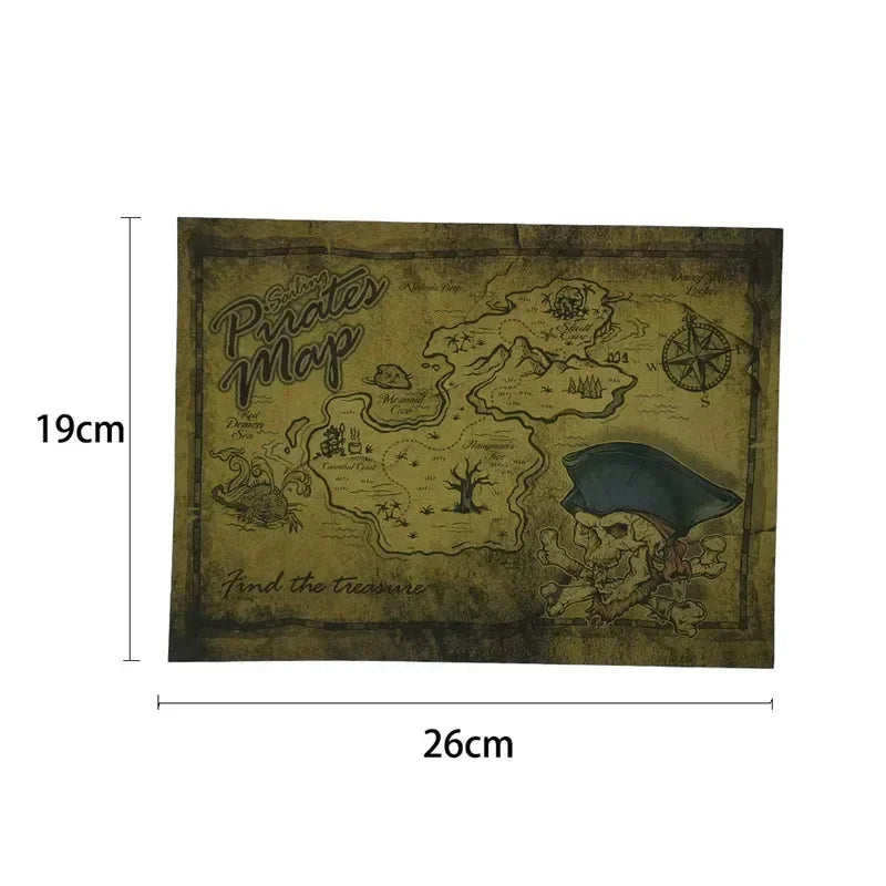 Ensemble de Déguisement Pirate Carte