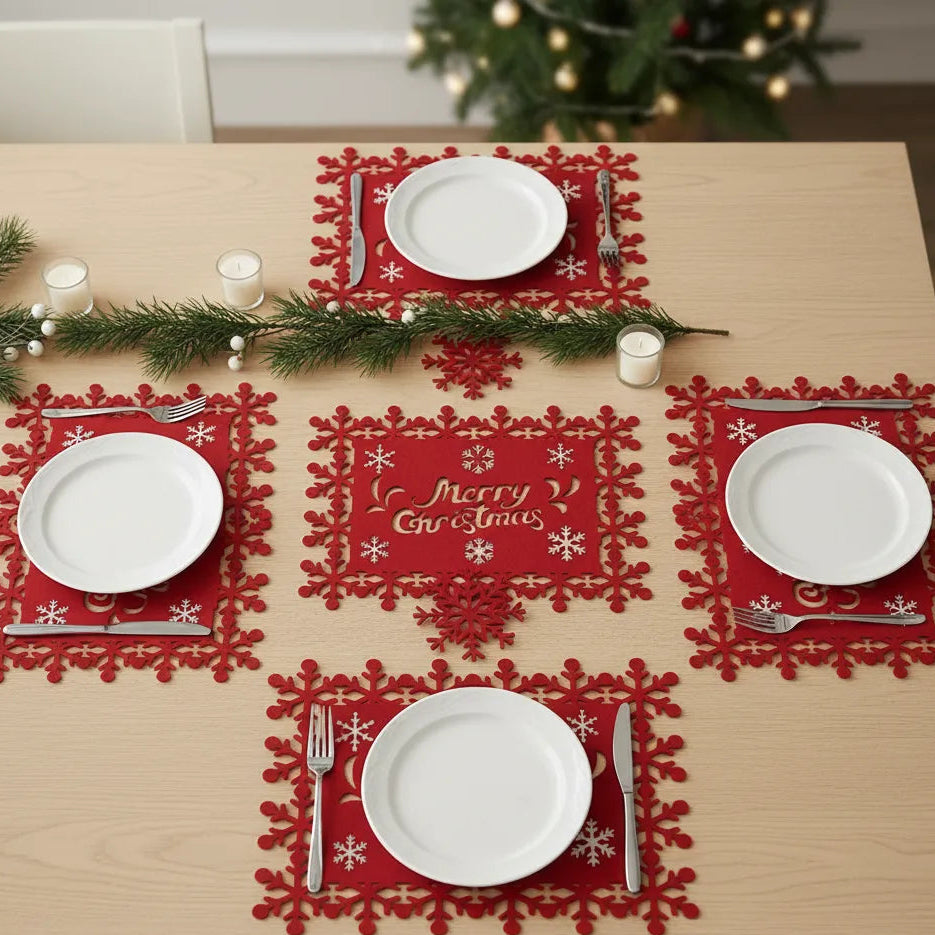 Ensemble de Set de Table Joyeux Noël