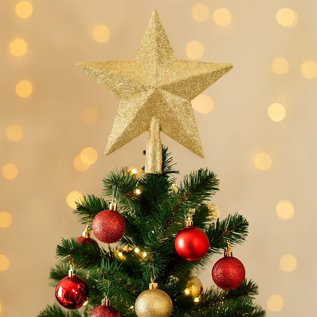 Etoile Dorée Sapin de Noël Légère