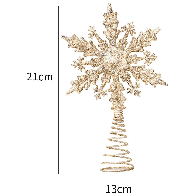 Etoile Flocon de Neige Dorée chic