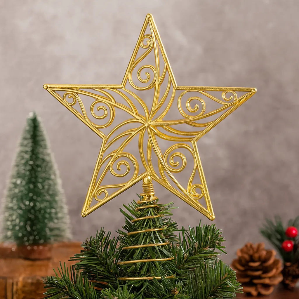 Etoile Sapin Elégante Dorée