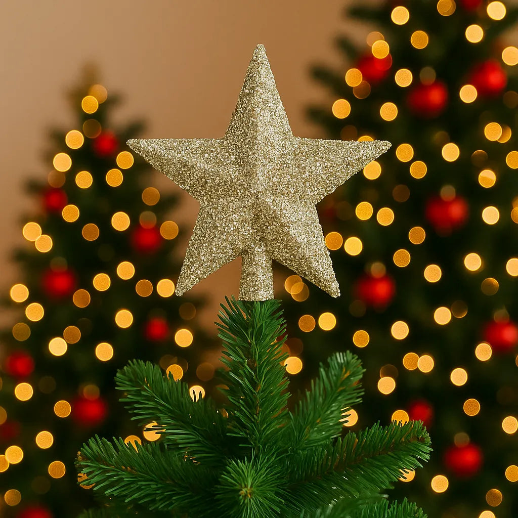 Etoile Sapin Pailleté Raffinée