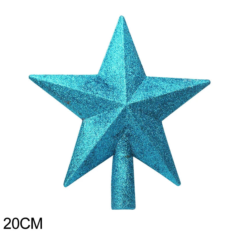 Etoile Sapin de Noël Bleue léger