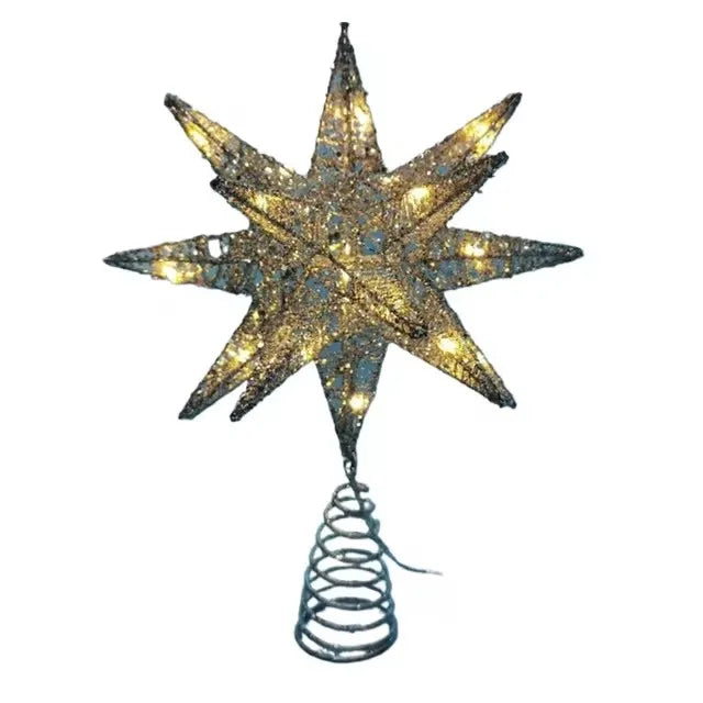 Etoile de Noël Lumineuse Stylée Chic