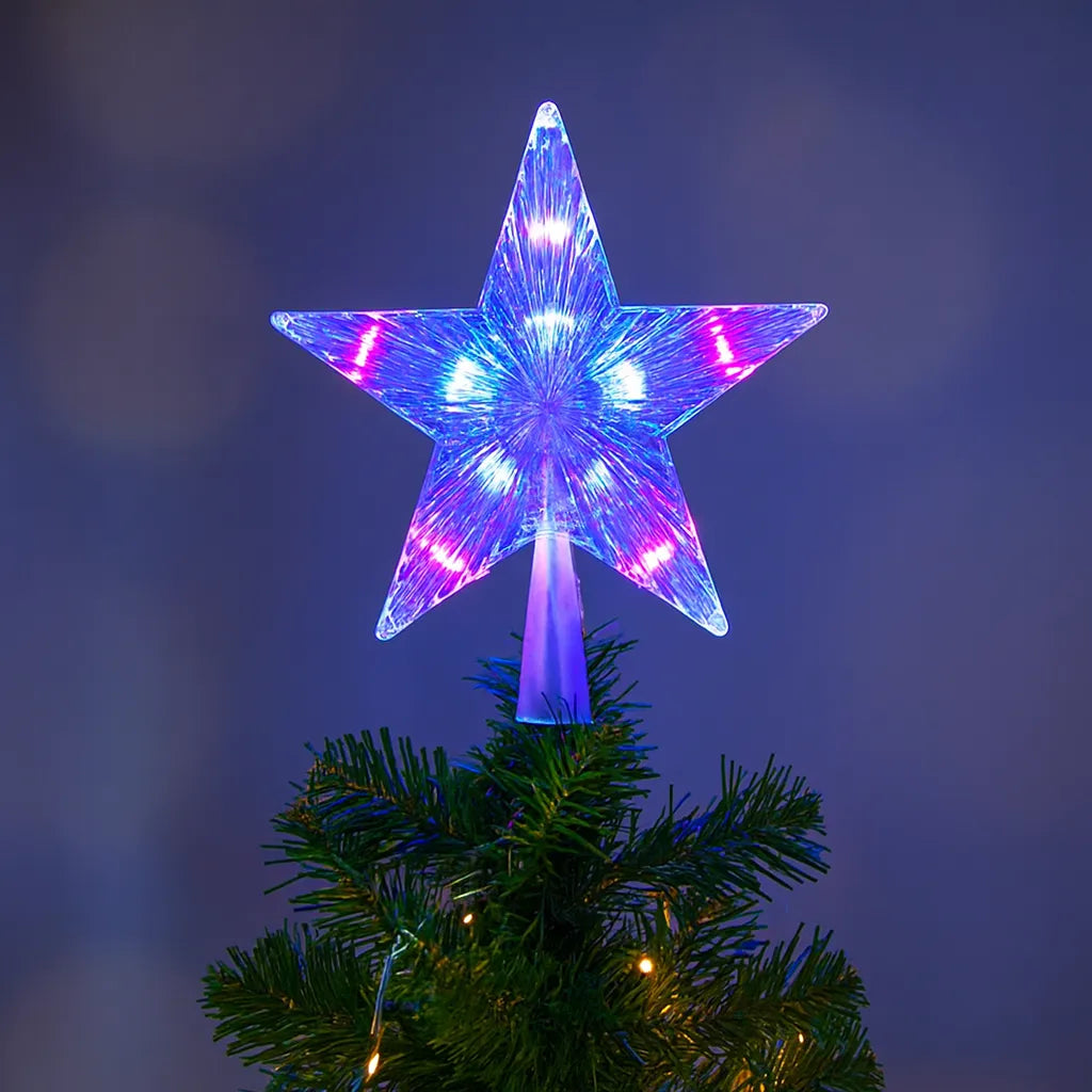 Etoile de Sapin Stylée Colorée