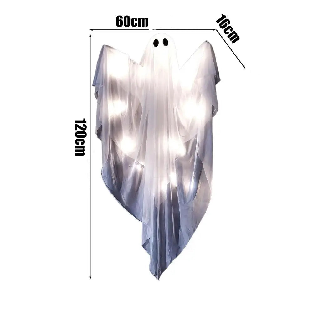 Fantôme Halloween Géant à Suspendre Lumineux Unique