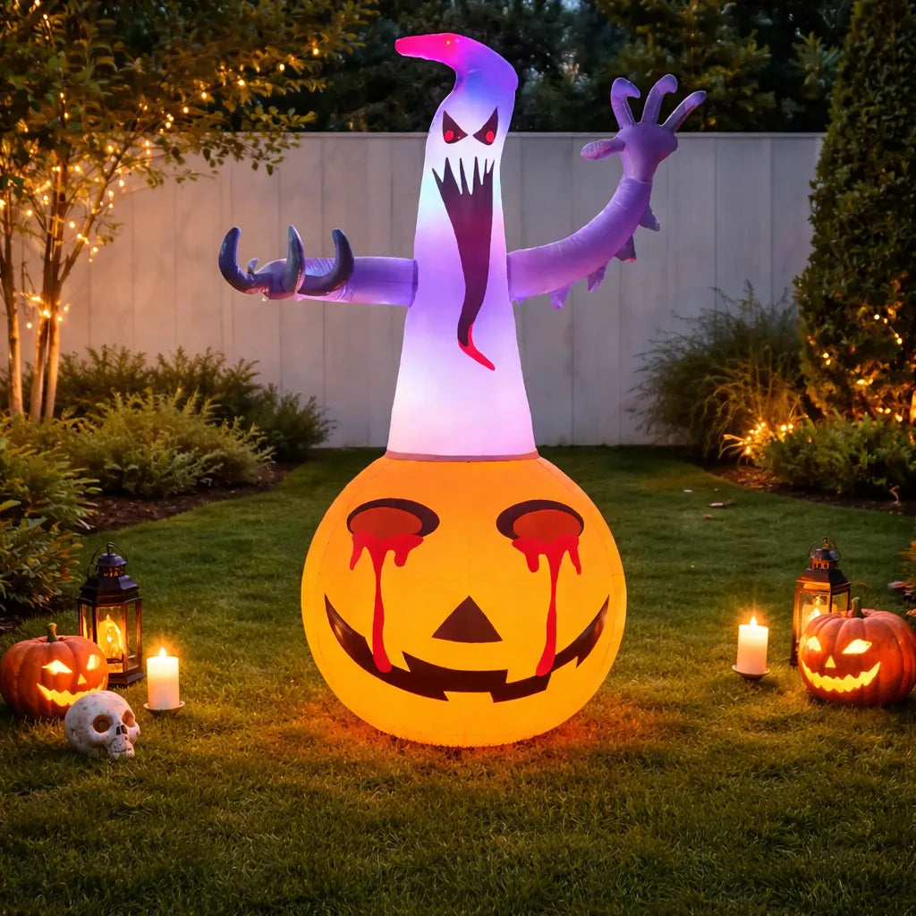 Fantôme de Citrouille Gonflable