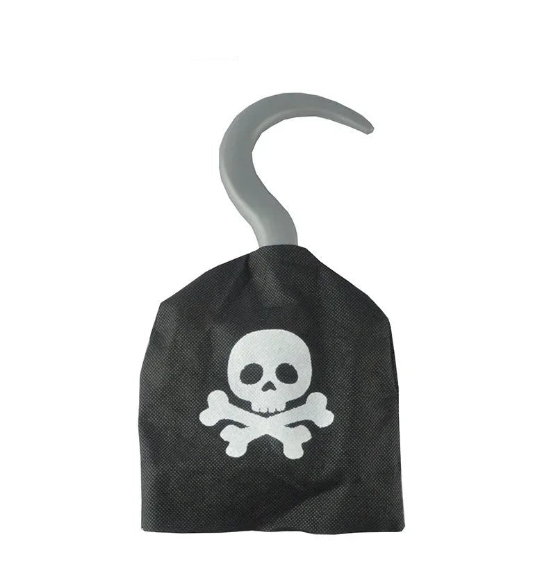 Gilet Pirate Noir Accessoirisé Crochet