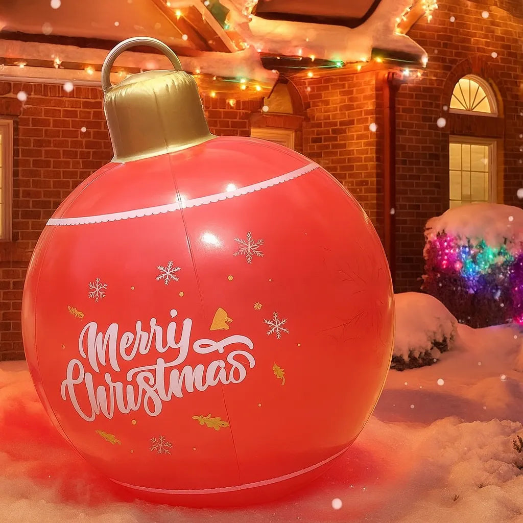 Grande Boule Gonflable Merry Christmas chic