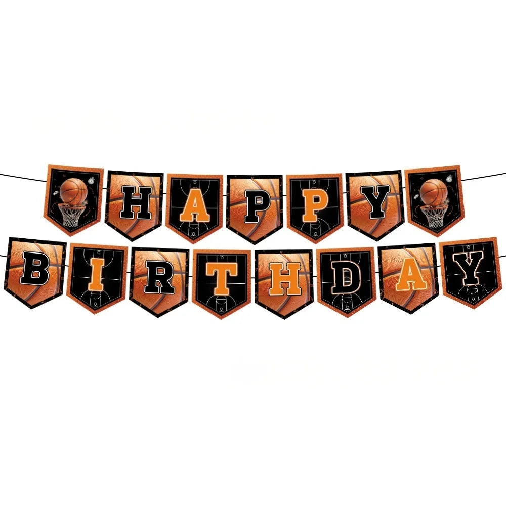 Guirlande Anniversaire Basketball stylé