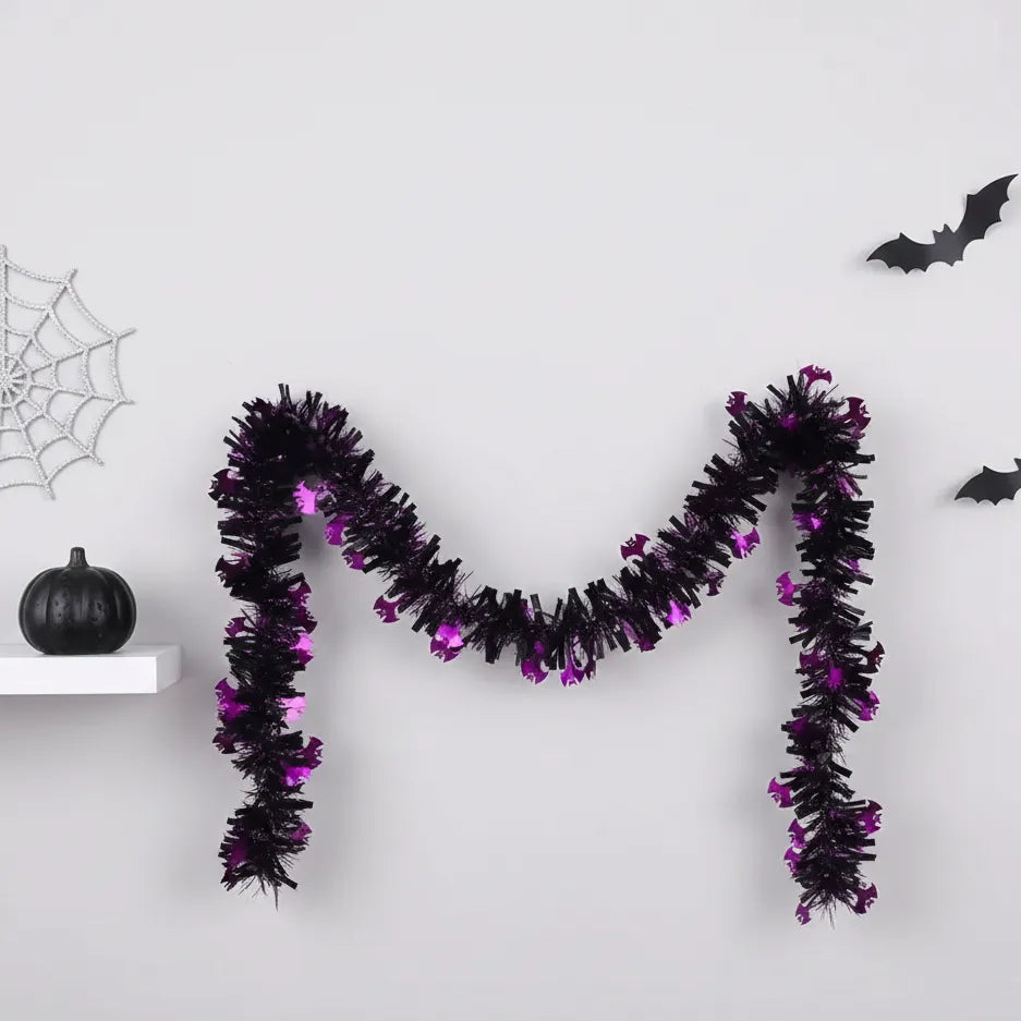 Guirlande Halloween Noire Chauve-souris