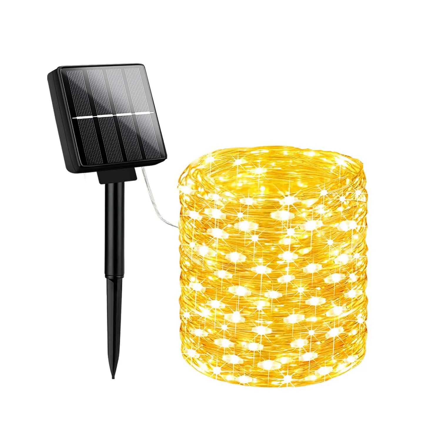 Guirlande Lumineuse Extérieure Blanc Chaud Solaire