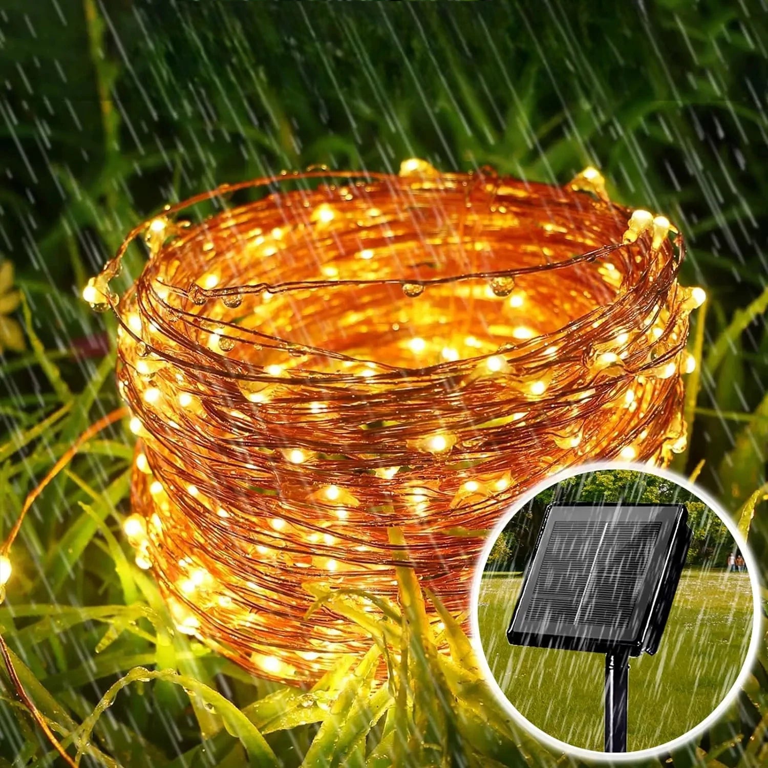 Guirlande Lumineuse Extérieure Blanc Chaud Solaire qualité