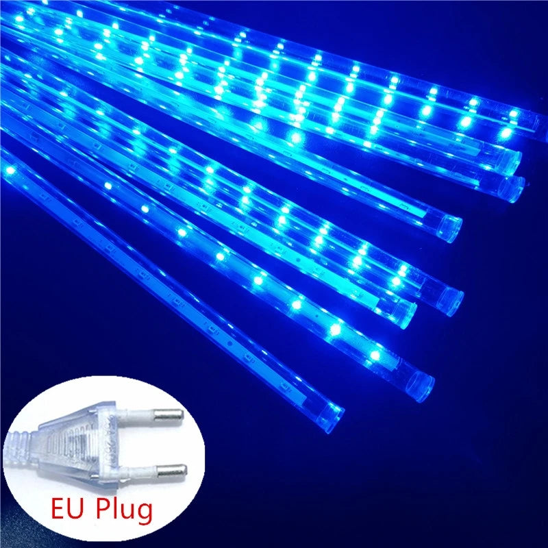 Guirlande Lumineuse LED Pluie Bleue tendance