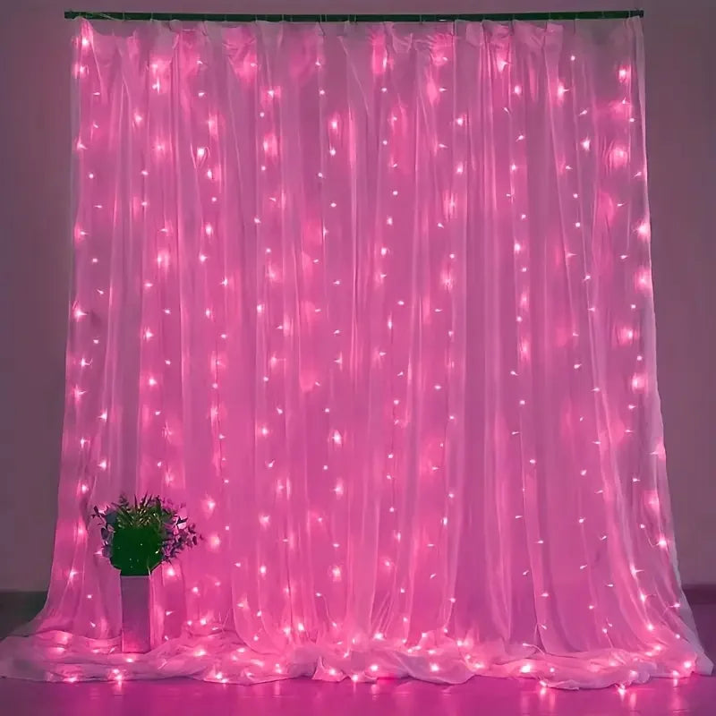 Guirlande Lumineuse Noël Rose stylé