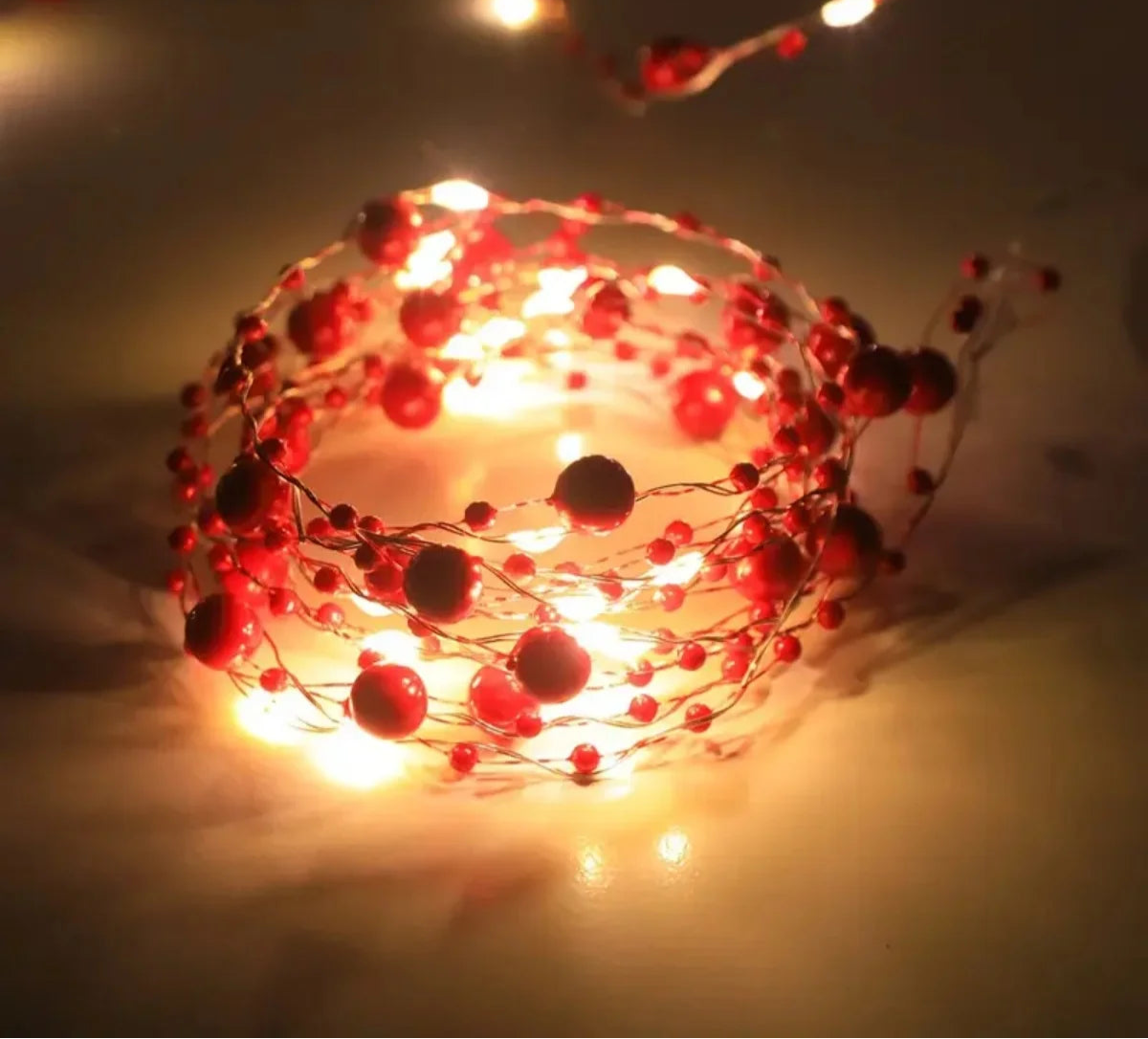 Guirlande_Lumineuse_Perles_Rouges tendance