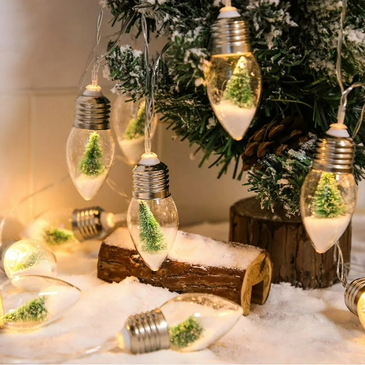 Guirlande Lumineuse à Sapin Enneigé de qualité