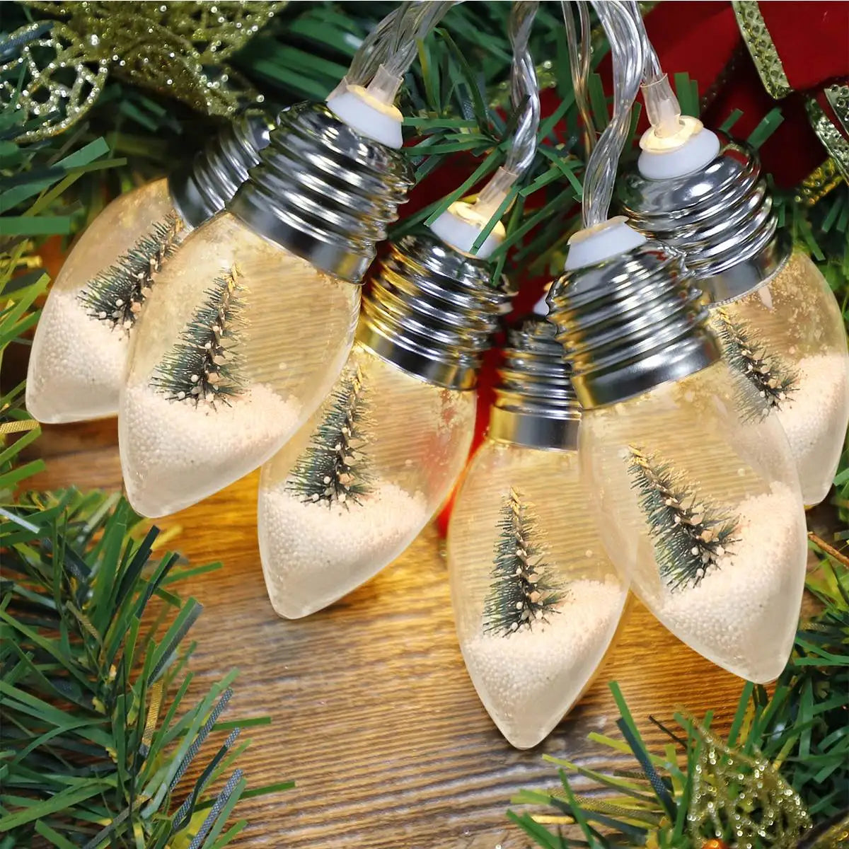 Guirlande Lumineuse à Sapin Enneigé tendance