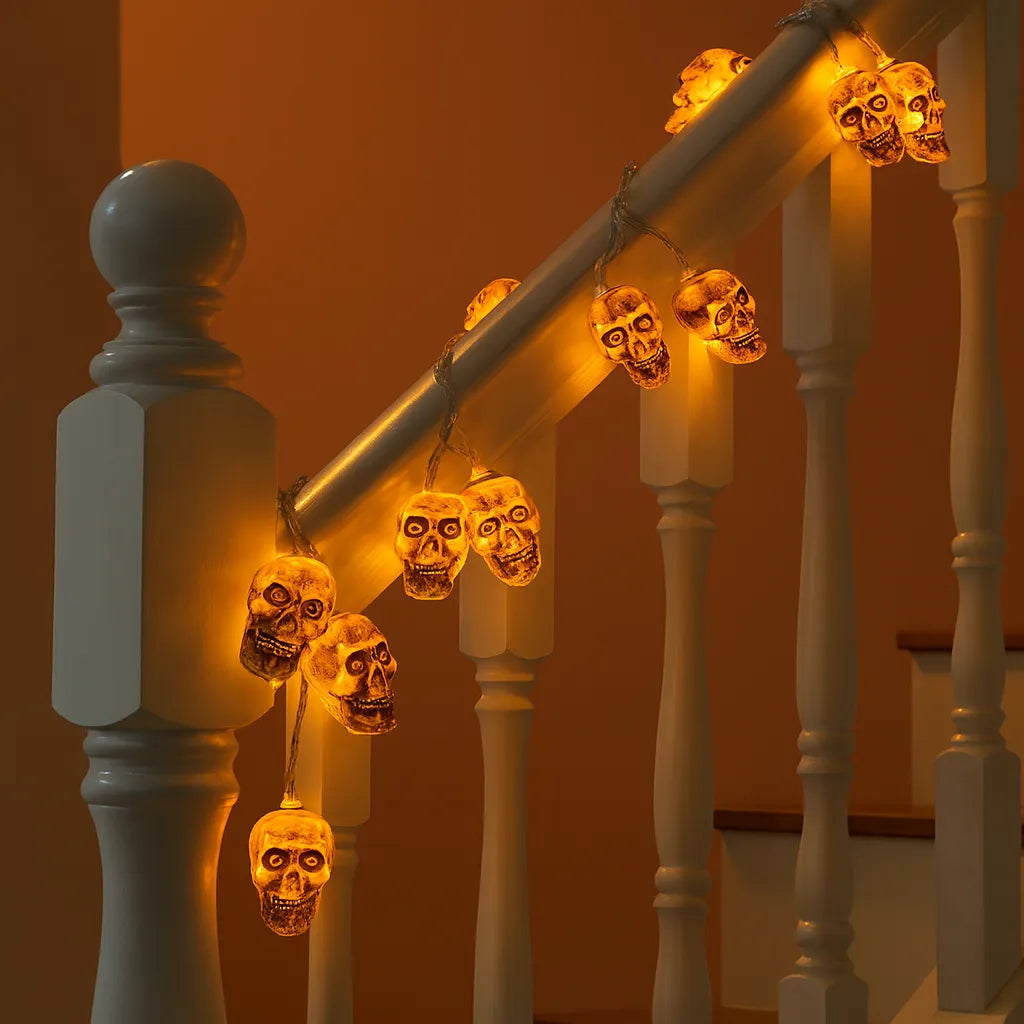 Guirlande Lumineuse Têtes de Mort