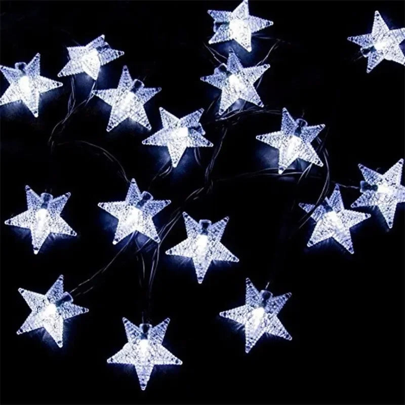 Guirlande Lumineuse Étoiles Blanc Froid Design chic