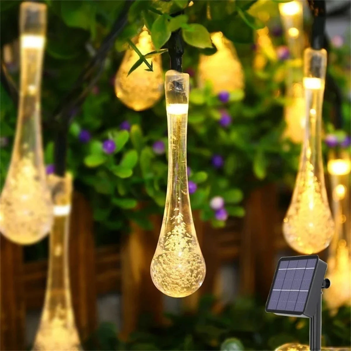 Guirlande Solaire Goutte D’Eau Noël stylé