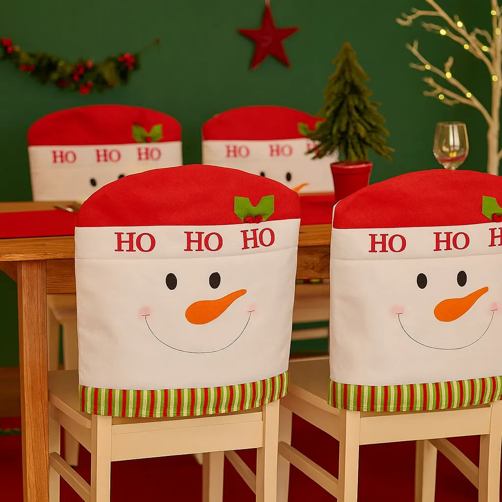 Housse de Chaise Blanche Bonhomme