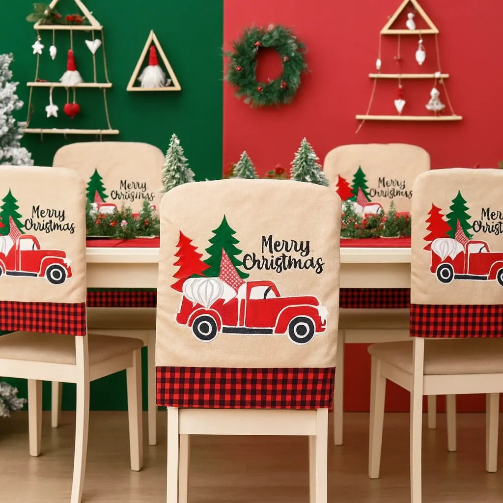 Housse de Chaise Merry Christmas