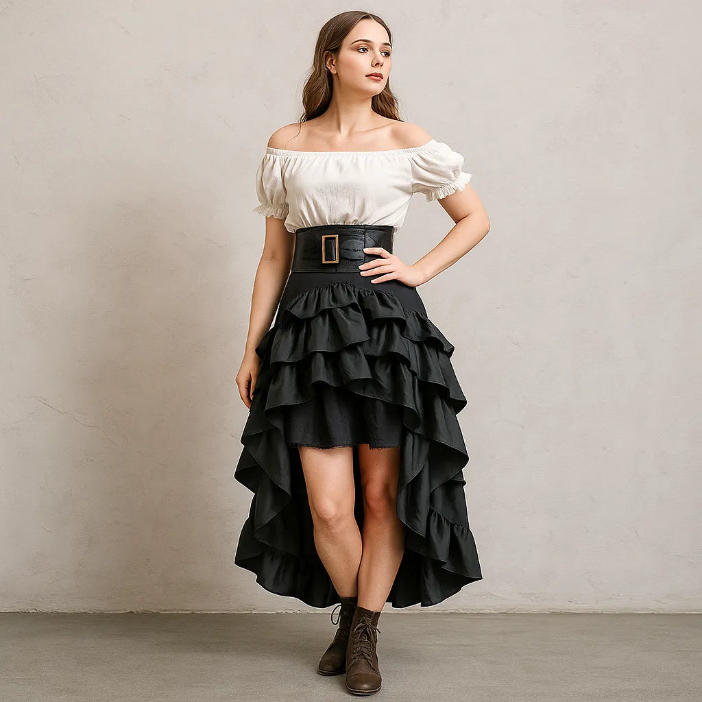 Jupe Pirate Cosplay Noire