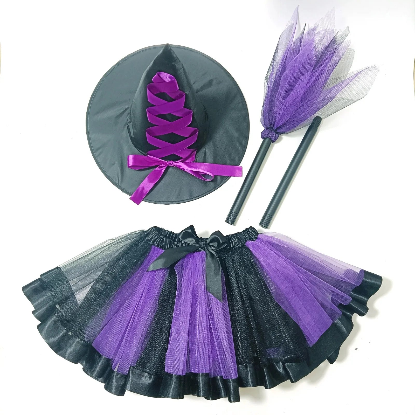 Jupe en Tulle Violette Sorcière Fille stylé