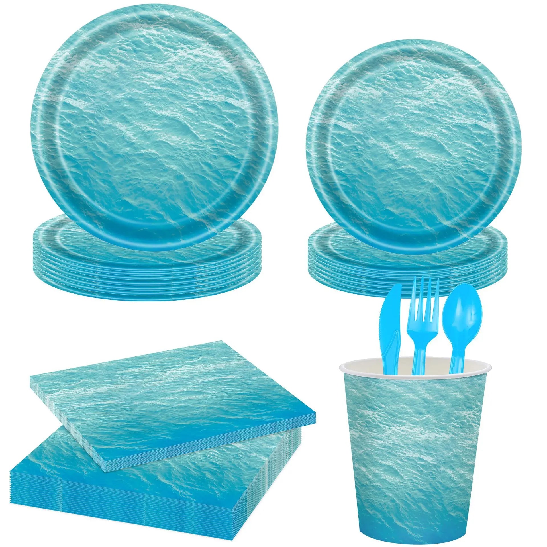 Kit Anniversaire Mer Bleu Unique