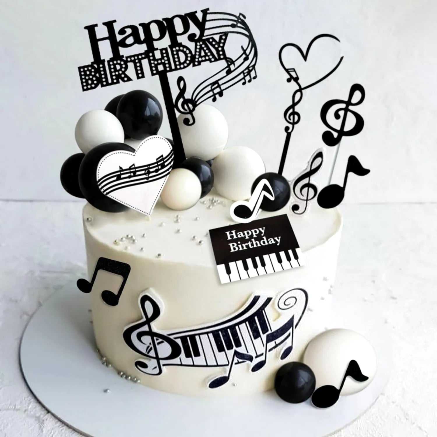 Kit Déco Gâteau Thème Musique