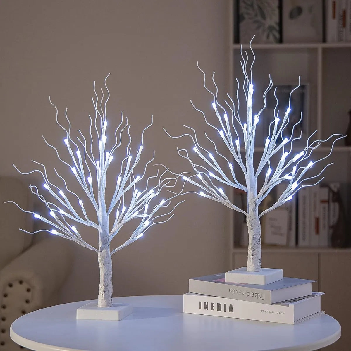 Lampe Noël Minimaliste Blanc Froid