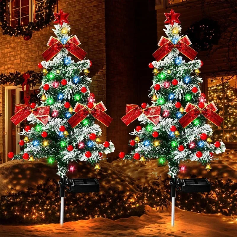 Lampe Solaire Sapin de Noël Design