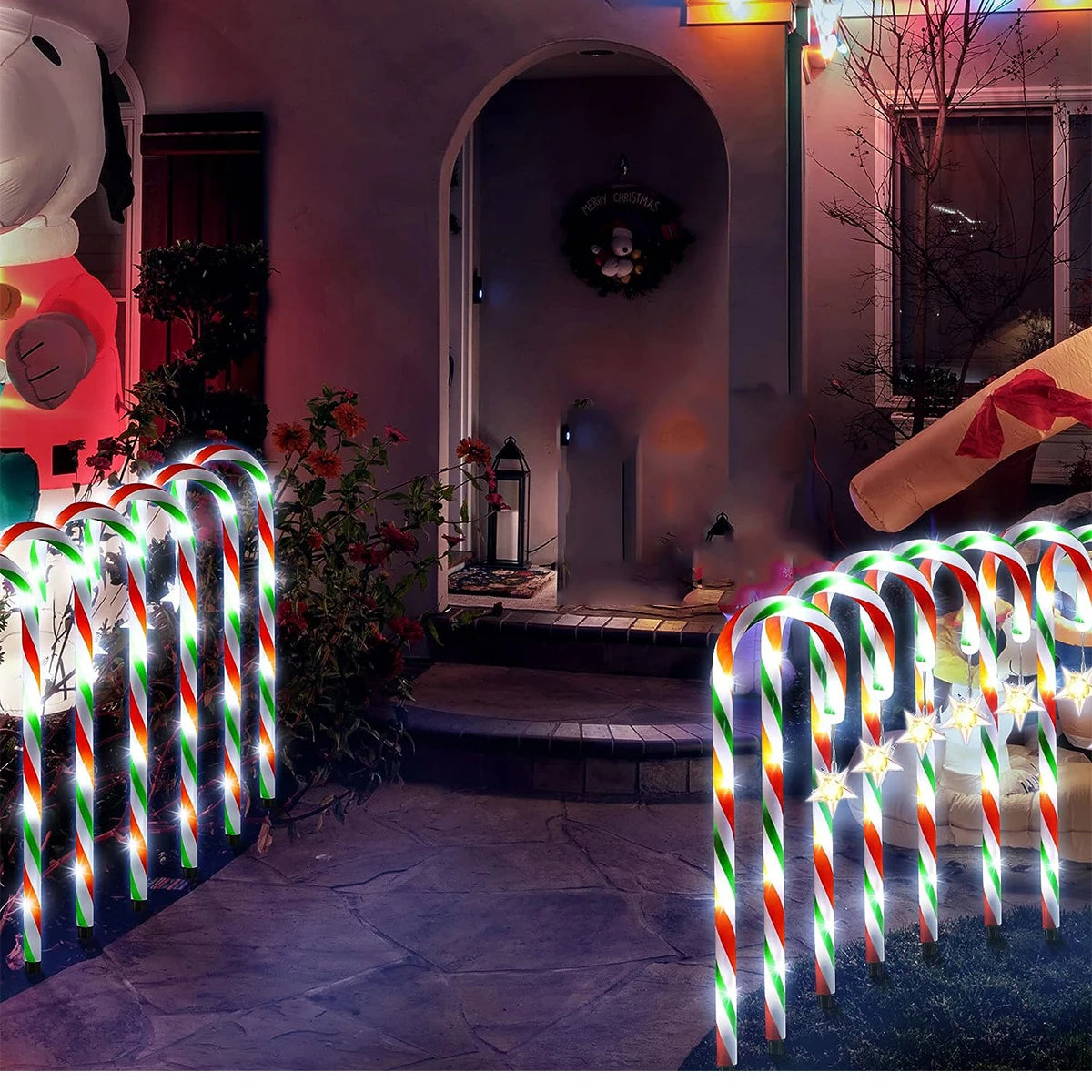 Lampes Solaires Sucre D’Orge Elégante Stylé