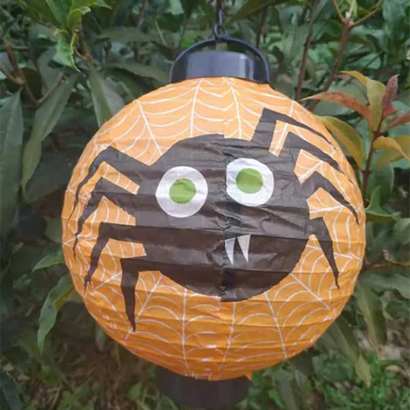 Lanterne en Papier Araignée Amusante Expressive