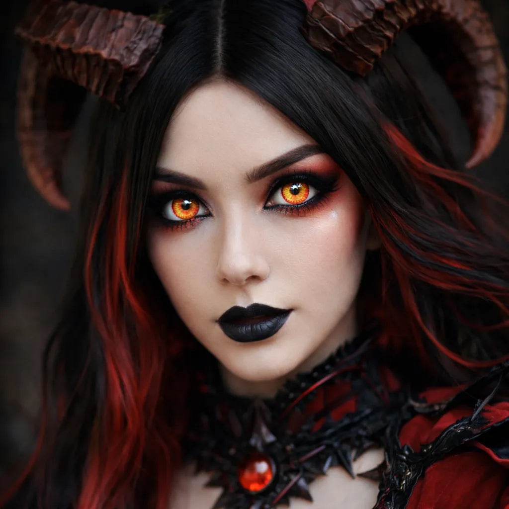 Lentilles Halloween Bicolore Originales