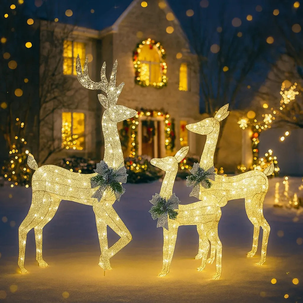 Lot de 3 Piquets de Rennes pour Jardin