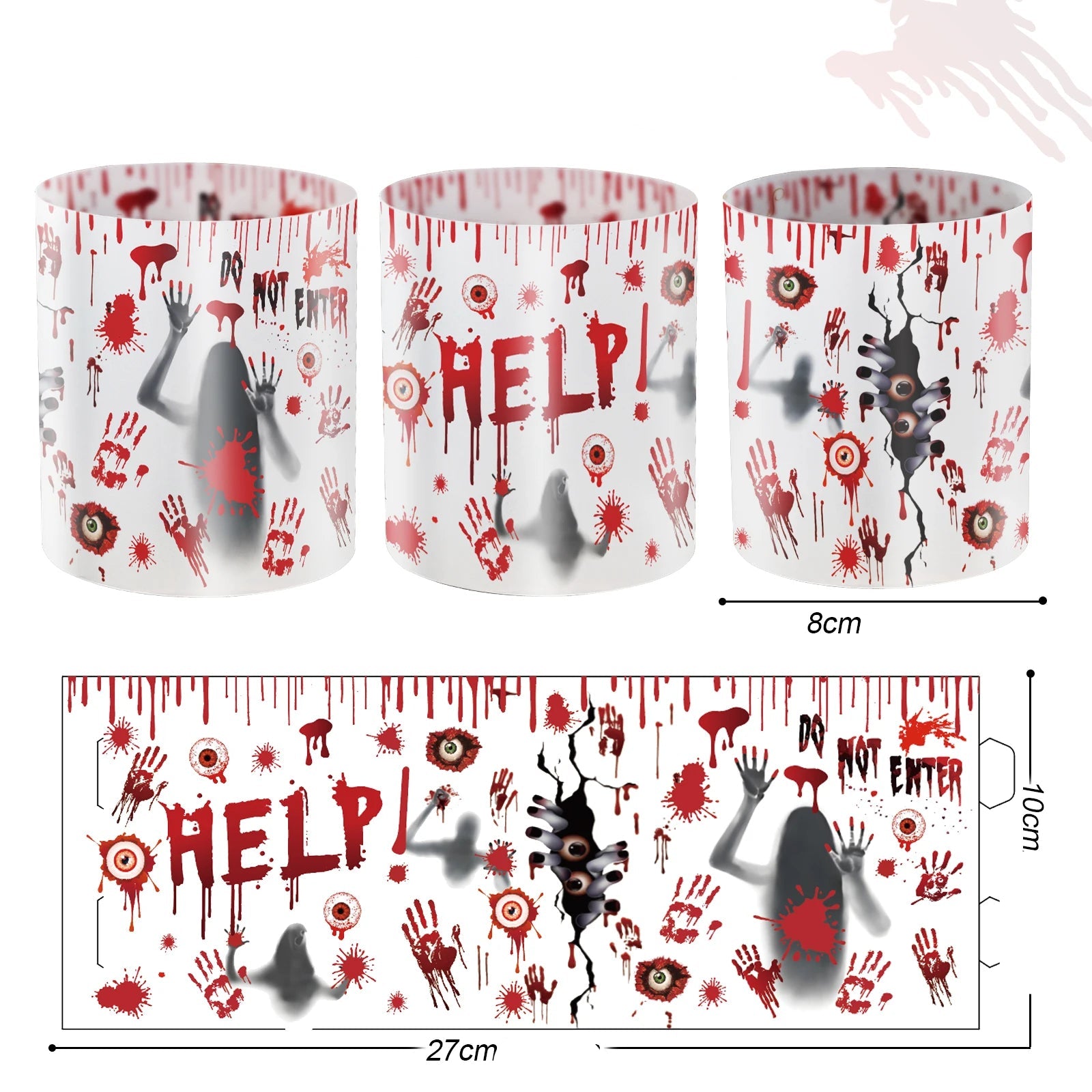 Lot de Lanternes Design Halloween Unique