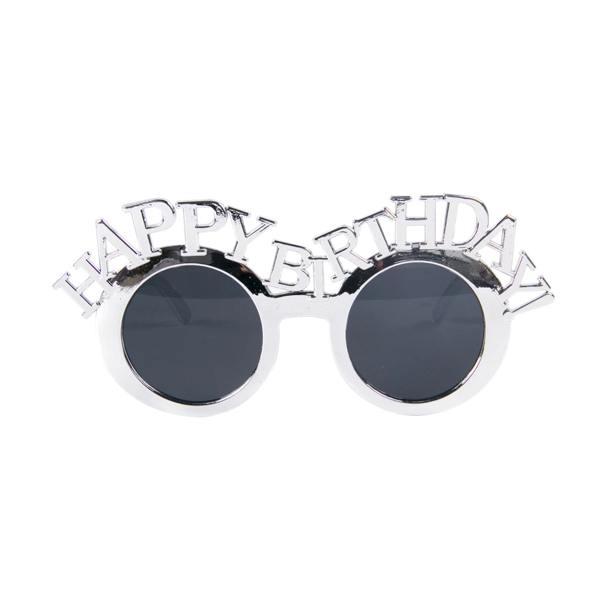 Lunettes Photo Happy Birthday Argentées Chic Uniques