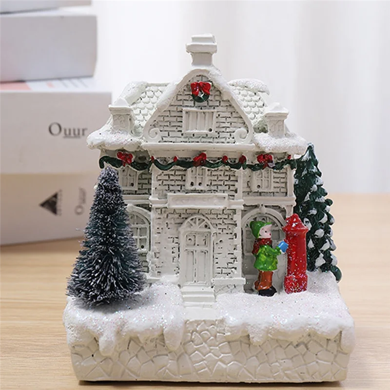 Maison Village de Noël Hiver festive