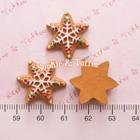 Mini Flocon de Neige en Résine Festive