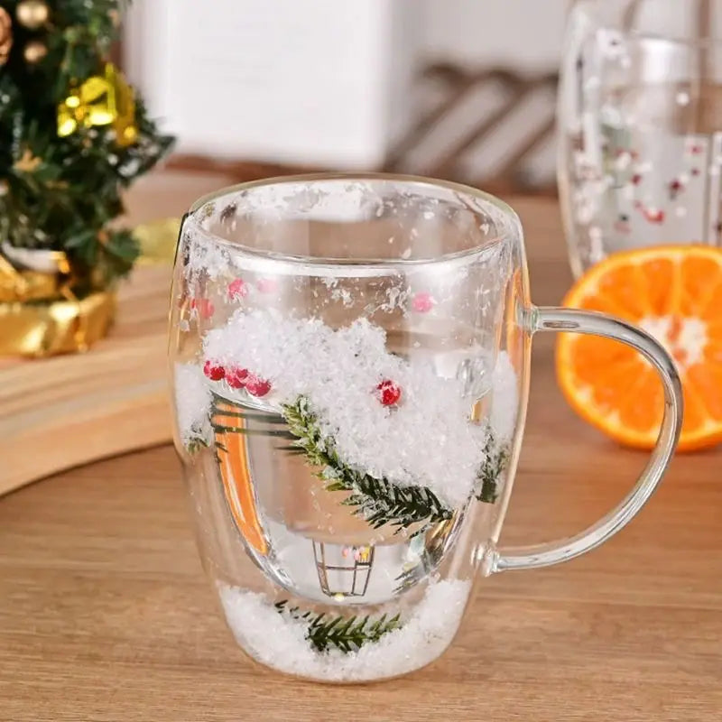 Mug Noël Double Paroi Design à Baie