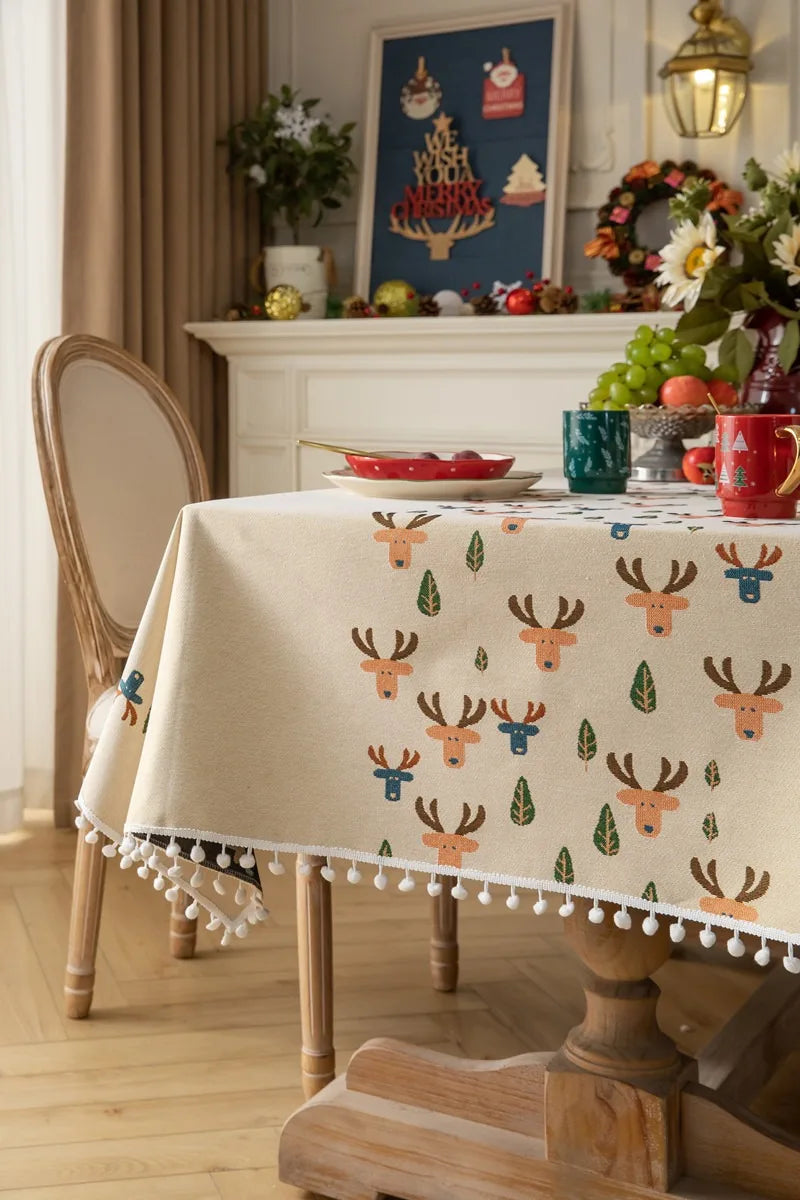 Nappe Chic à Motifs Rennes Originale