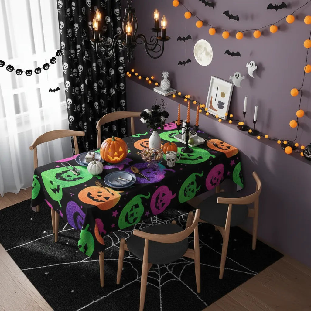 Nappe Citrouilles Multicolores