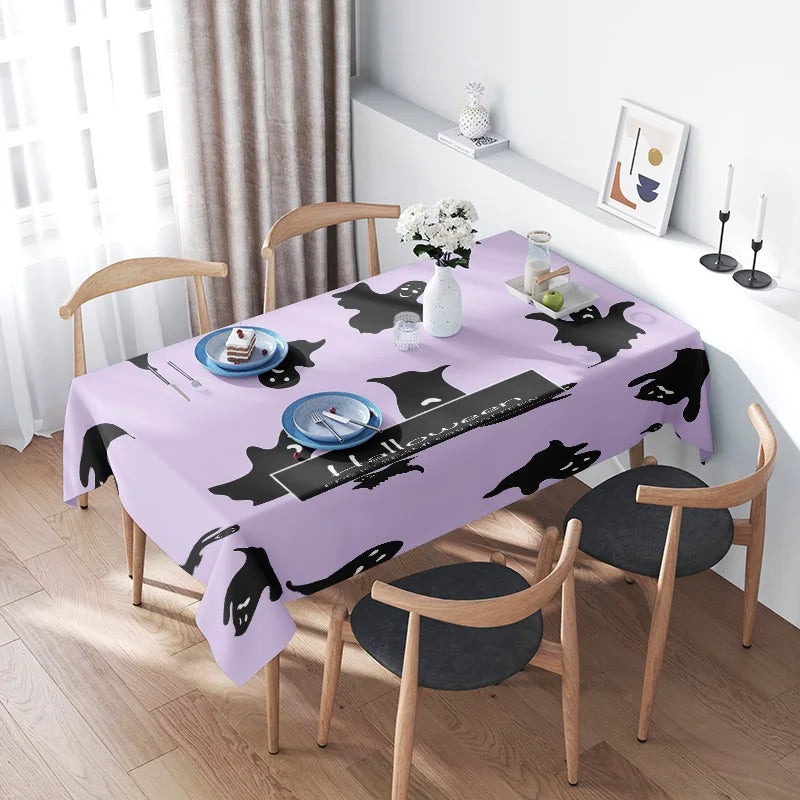 Nappe Halloween Imprimé Fantômes Design