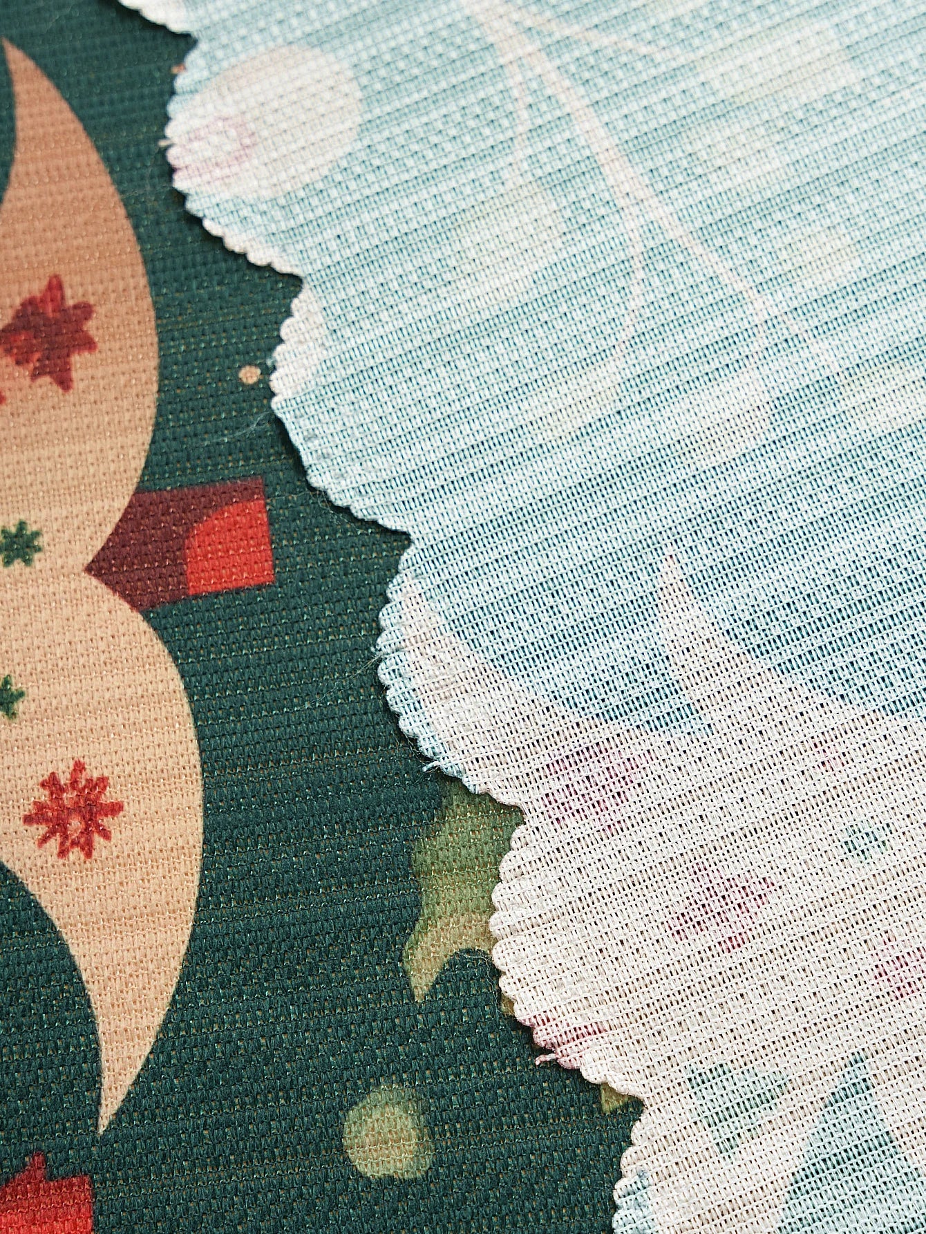 Nappe de Noël Verte Sapin