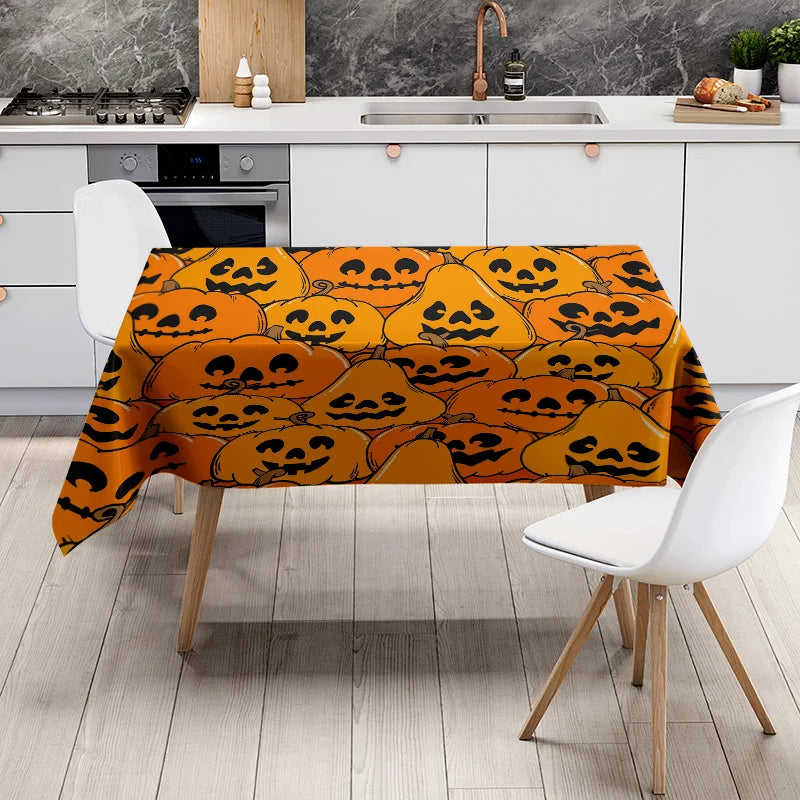 Nappe de Table Citrouilles pour Halloween Chaleureux