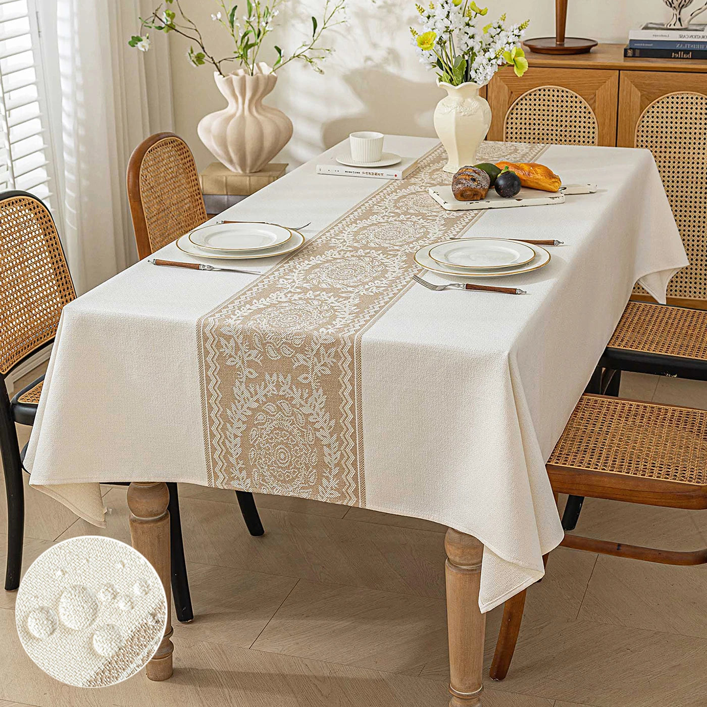 Nappe de Table en Lin Design