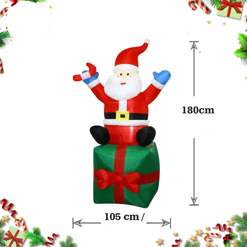 Père Noël Cadeau Gonflable stylé