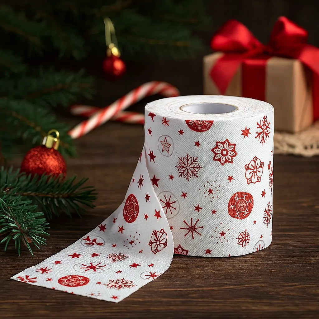 Papier Toilette Flocons de Neige Chic